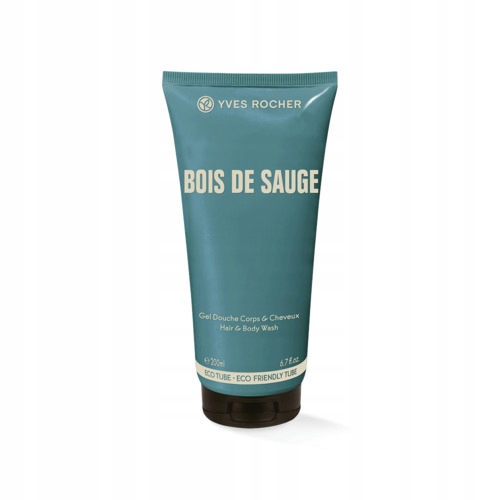 Yves rocher bois de sauge gel a šampon 2v1 parfémovaný 200 ml