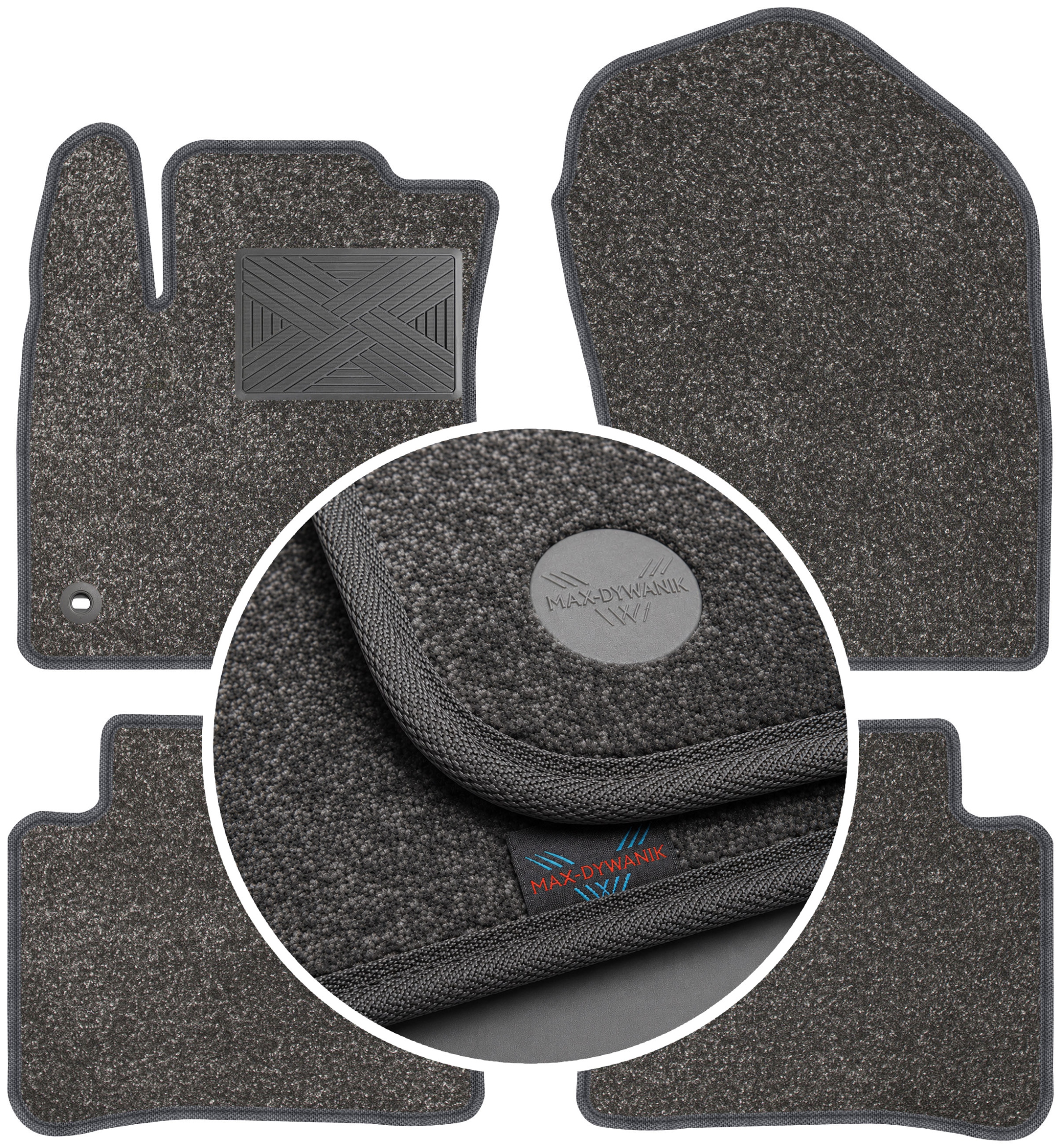 Toyota Prius IV XV50 od roku 2015-2023. Koberce do auta Perl-Line 12 mm