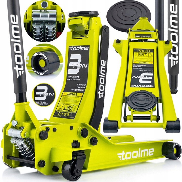 Hydraulický Zvedák Hever 3T Nízkoprofilový Zvedák TM001