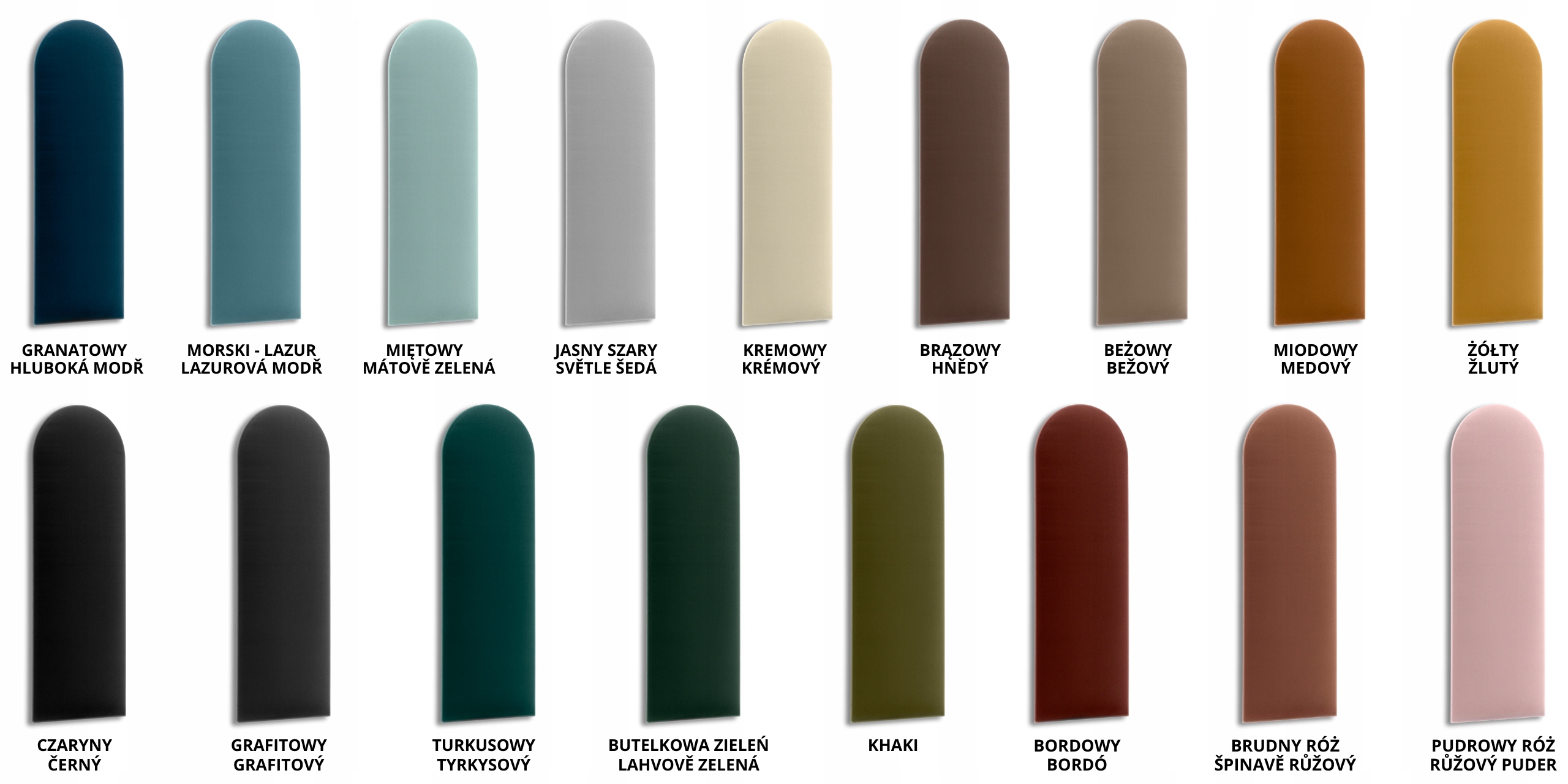 Panele Ścienne Tapicerowane PŁOTEK 20x60 Kolor RÓŻOWY Welur Płotki Miękkie Szerokość mebla 20 cm