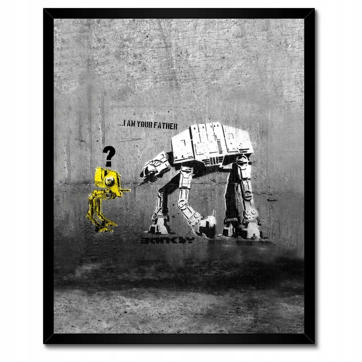 Plakáty v rámu 40x50 Banksy I am your father