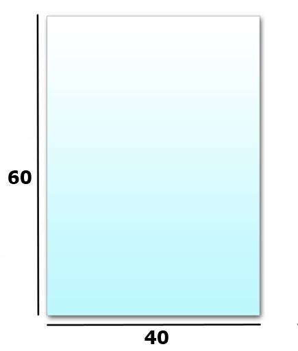 

Szklana Deska do krojenia Hartowana Duża 60X40