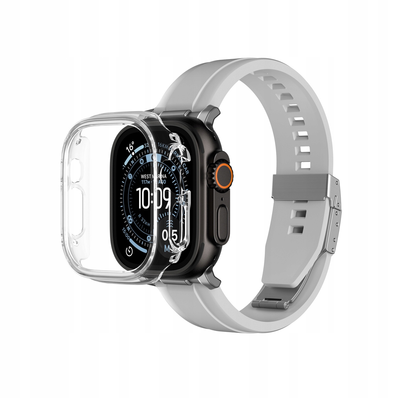 Etui ochronne Amazingthing Minimal na Apple Watch UItra 3 49 mm