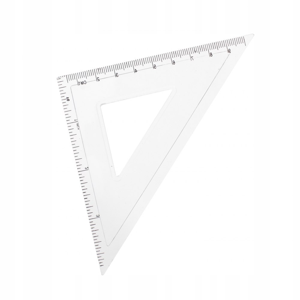 ZESTAW SZKOLNY GEOMETRYCZNY 20CM 4EL.STARPAK 174931 STARPAK Elementy zestawu ekierka kątomierz linijka