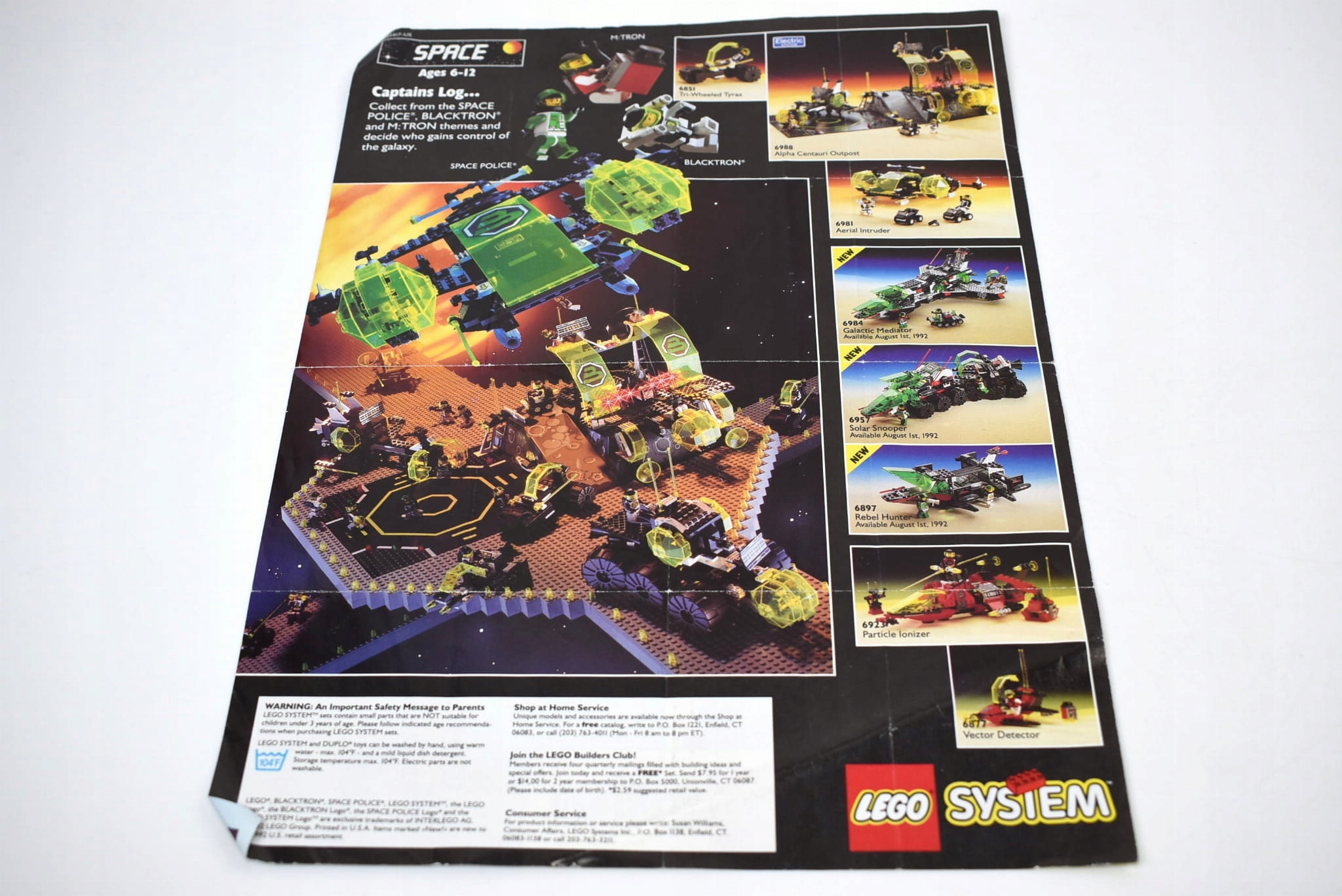 LEGO plakat ulotka Pirates [1992] A4 USA UNIKAT