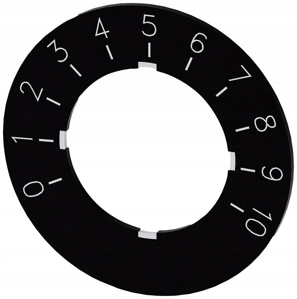 Skala do potencjometru 22mm 1.5 -25-70st. Sirius 3SU1900-0BG16-0SA0