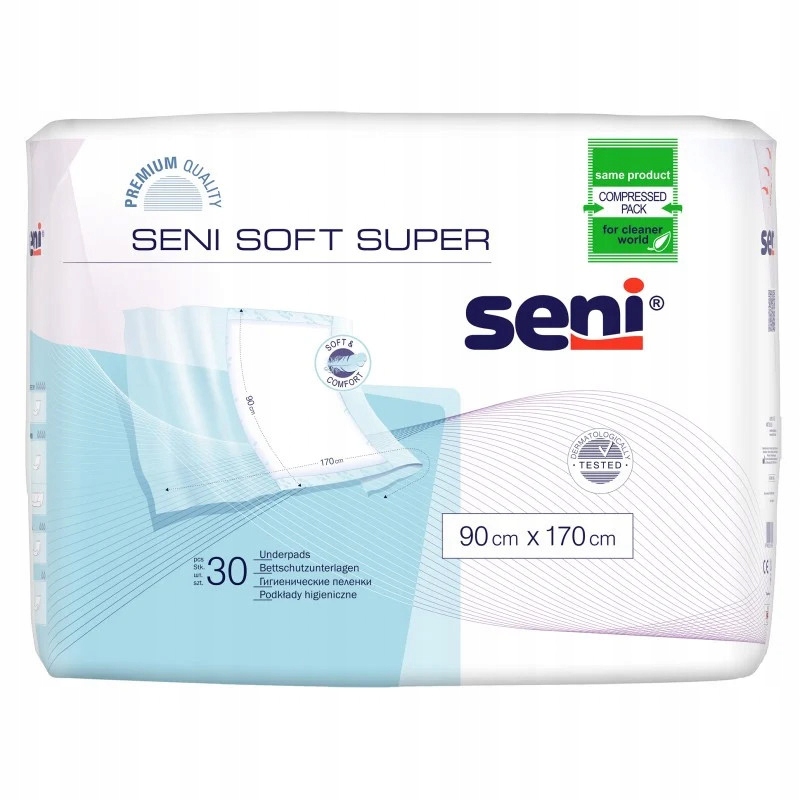 

Seni Soft podkłady chłonne na łóżko 90x170