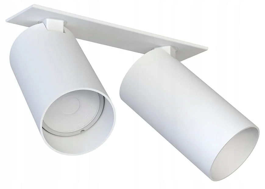 Nowodvorski Mono Podomietkové Led svietidlo Biela oceľová lišta GU10 2x10W