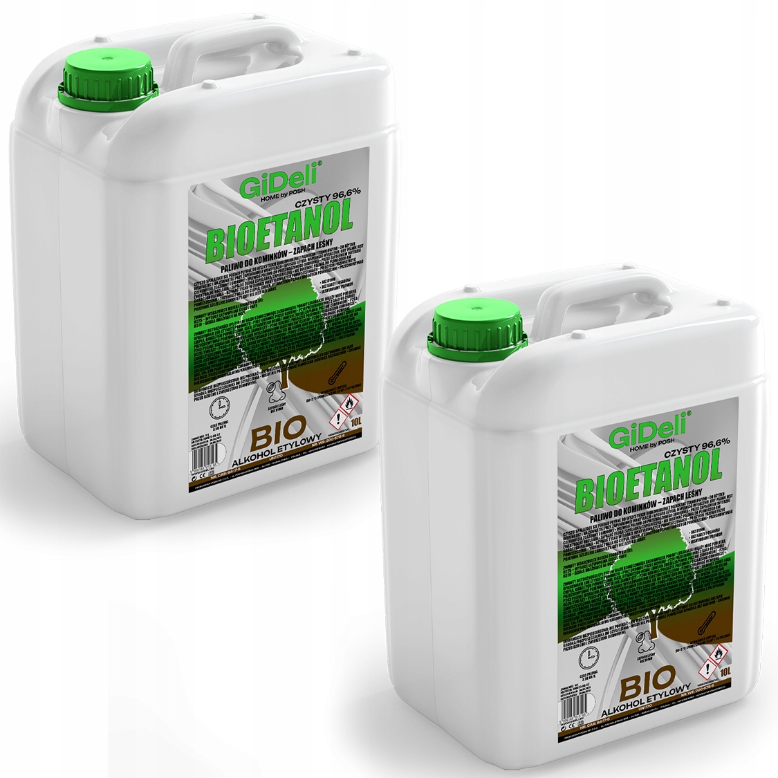 Bioetanol do krbu 2x 10L lesní vůně biopalivo