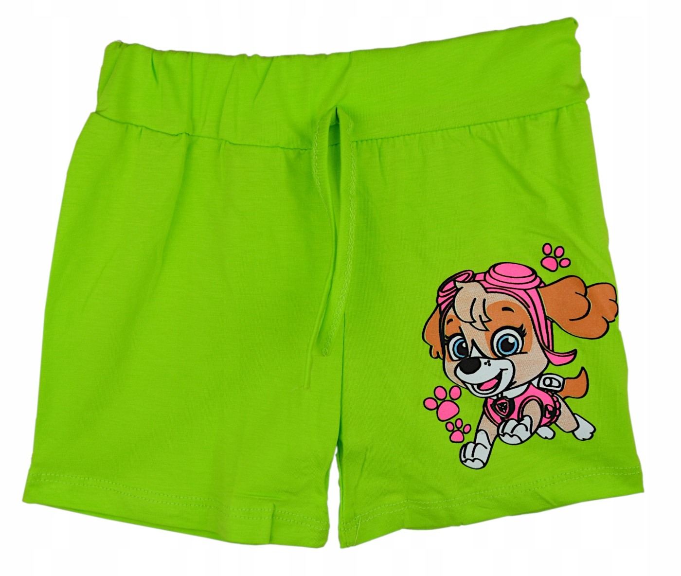 

Krótkie spodenki Skye zielone,bawełna roz.128