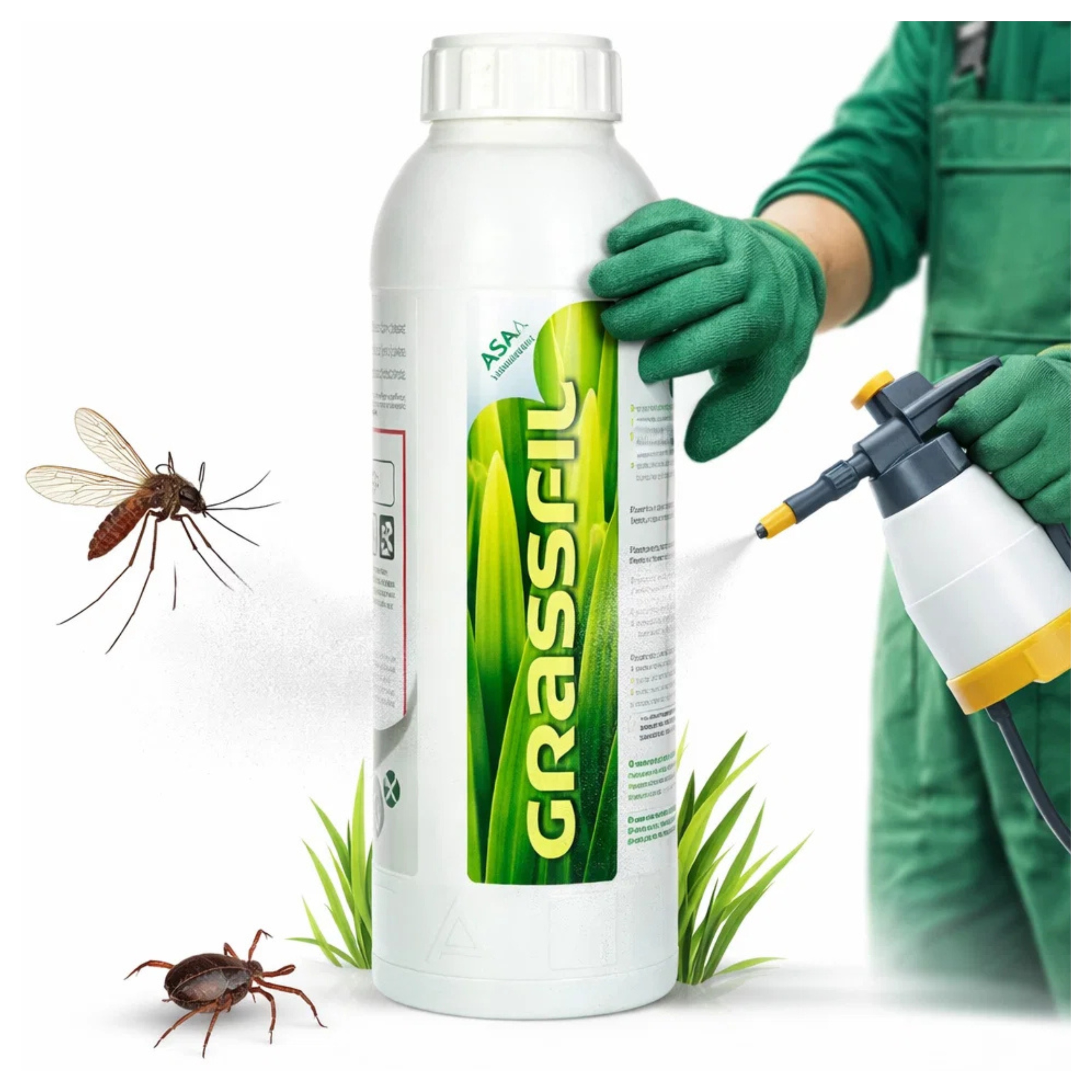 Fixátor Postřik Na Komáry Mouchy Klíšťata Koncentrát Grassfil 1L