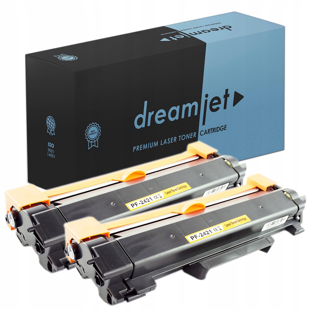 

2x Toner do Brother TN-2421 TN-2411 XL Nowy Chip
