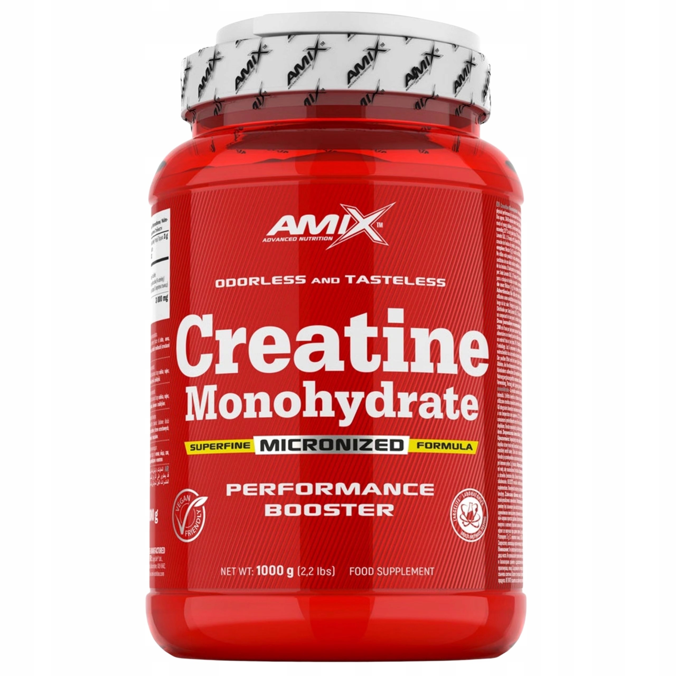 Kreatin monohydrát Amix Creatine Monohydrate Kreatin Monohydrát 1 kg