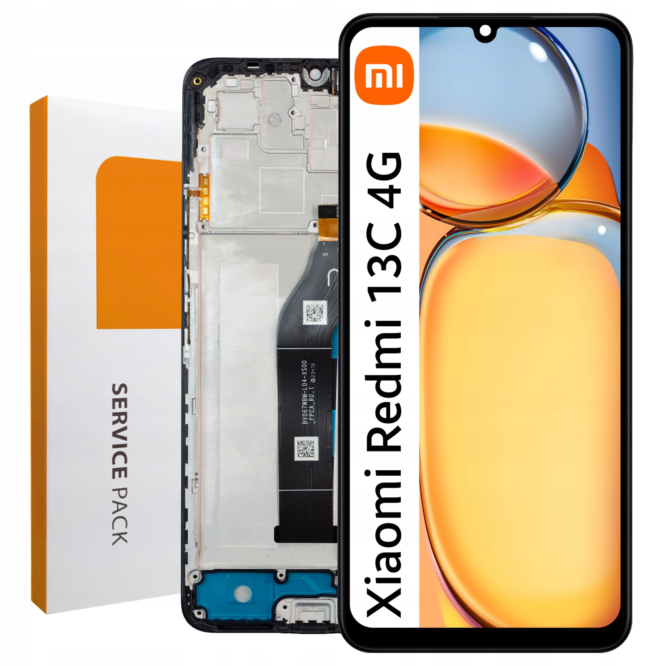 Originální Zila pro Xiaomi Redmi 13C 4G Displej s Rámeček LCD Matrix