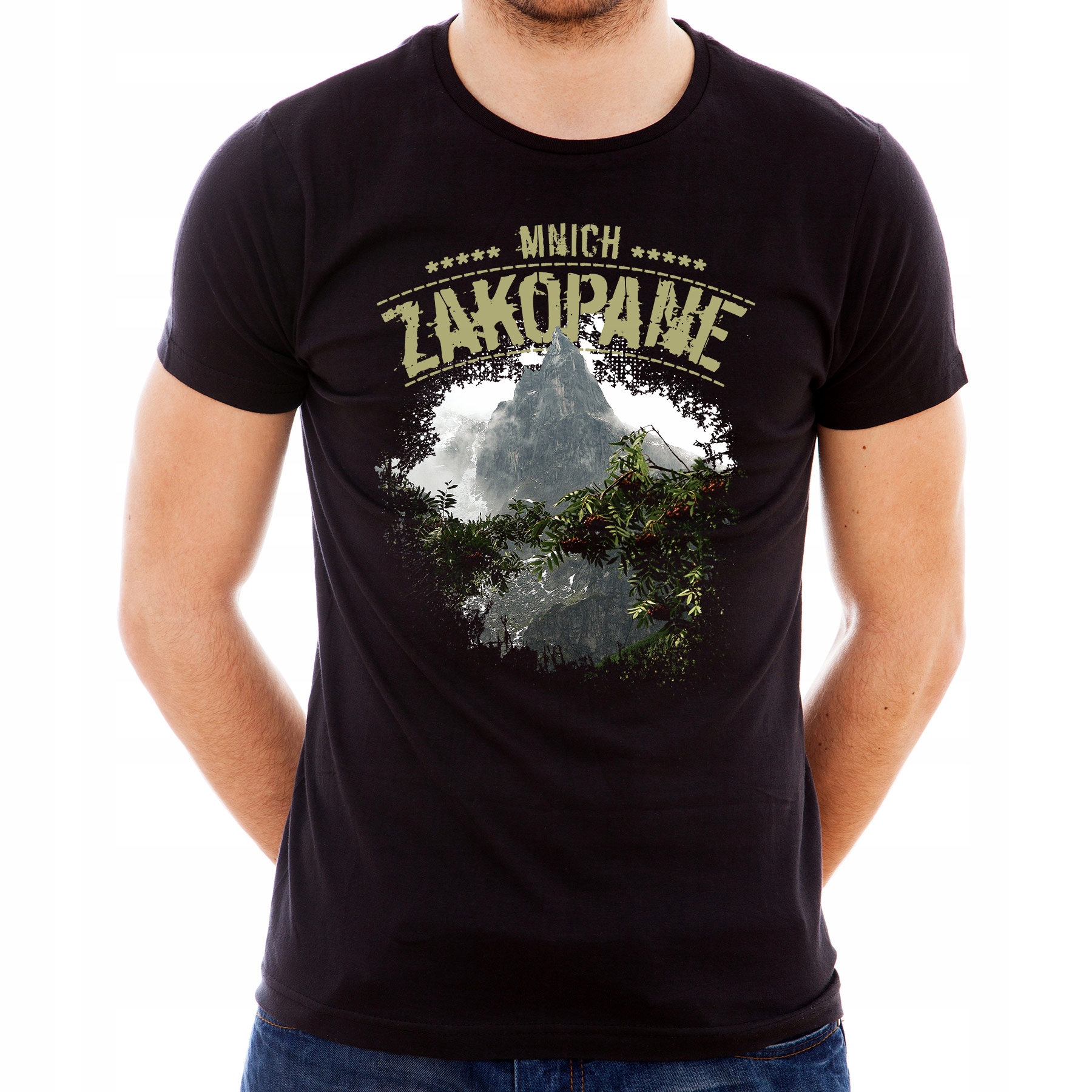 

Koszulka Zakopane Mnich (M):: XXL,: czarny