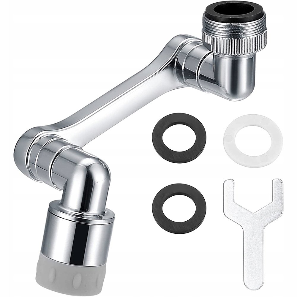 OBROTOWA PRZEDŁUŻKA PRZEDŁUŻACZ DO KRANU BATERII ADAPTER AREATOR PERLATOR Linia Obrotowy przedłużacz do kranu