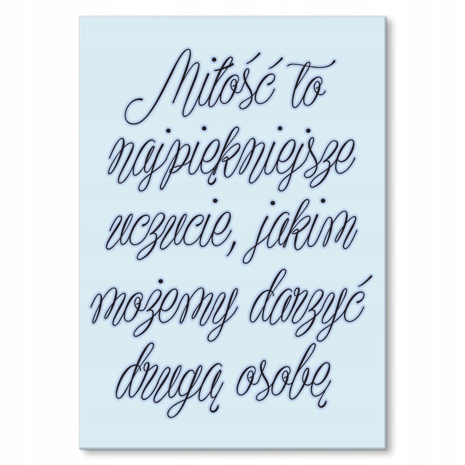 Kovový plakát Láska Dárek 30 x 42 cm