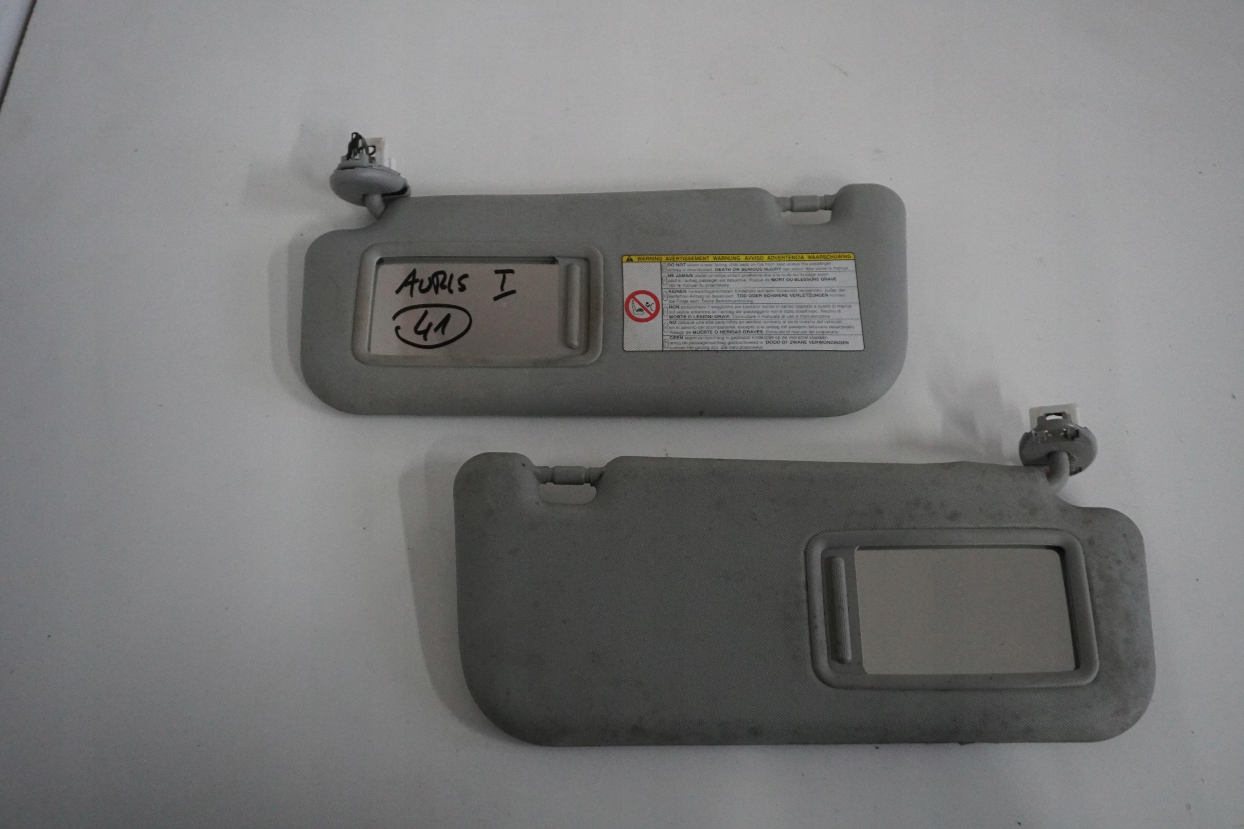 TOYOTA AURIS I OSŁONY PRZECIWSŁONECZNE LEWA PRAWA