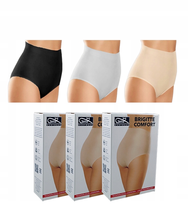 

3szt. Figi Gatta Majtki Brigitte Comfort - r. M