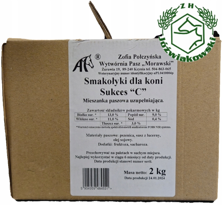 SUKCES CUKIERKI, Smakołyki dla koni, witaminy