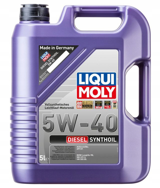 Olej Liqui Moly 5V40 Diesel Synthoil A3/B4 5 L