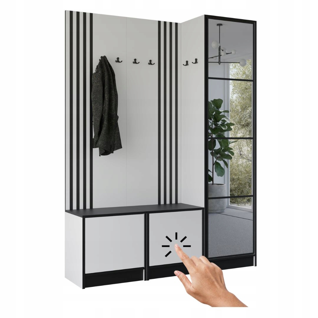 Šatní skříň Costa 20 bílá Vzor 1