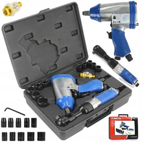 Sada Nástrojov Pneumat. 14PCS 2+12príslušenstvo