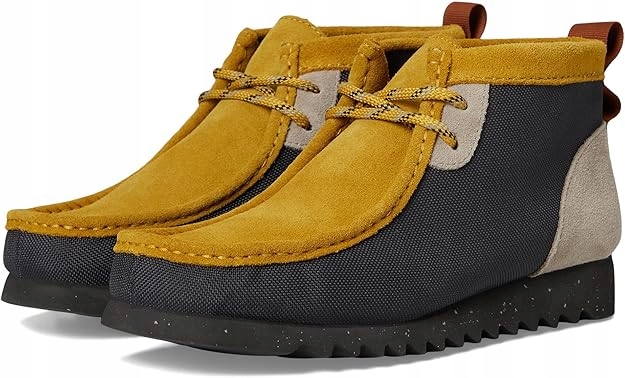 Clarks Žluto Grafitové Pánské Polobotky Z Přírodní Nubukové Kůže 41 3EA