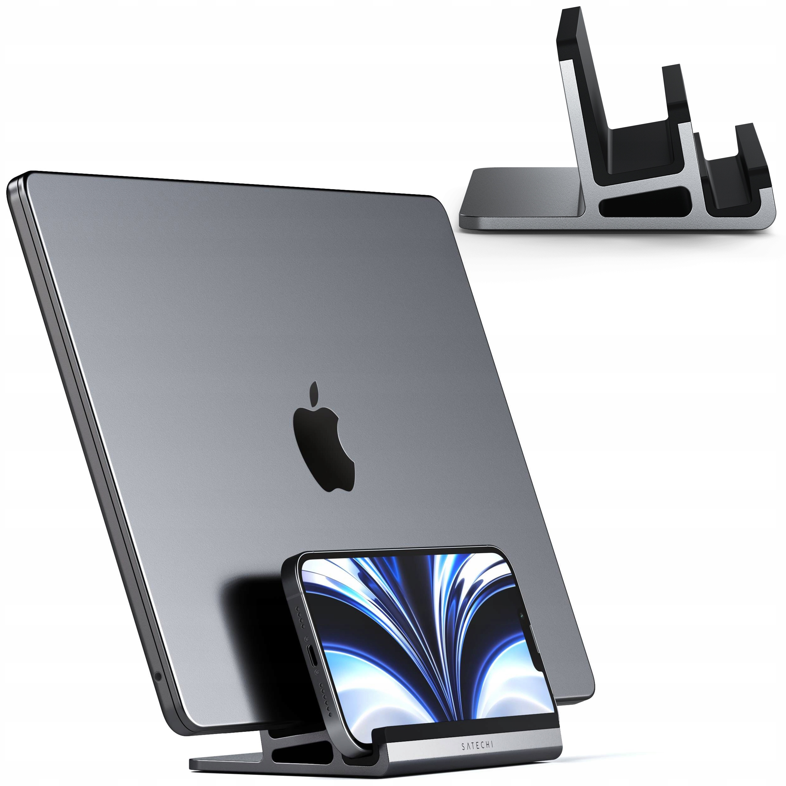 Satechi Dual Notebook Stand – hliníkový stojan pro MacBook iPad iPhone