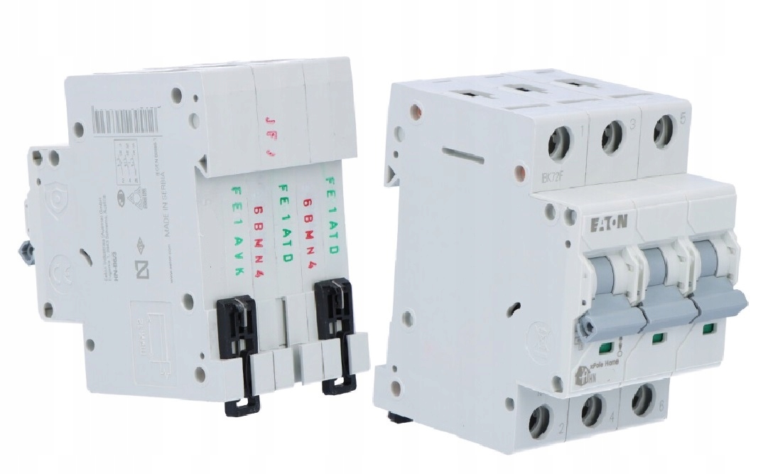 

Eaton Wyłącznik Nadprądowy 3P B 25A 6kA Ac