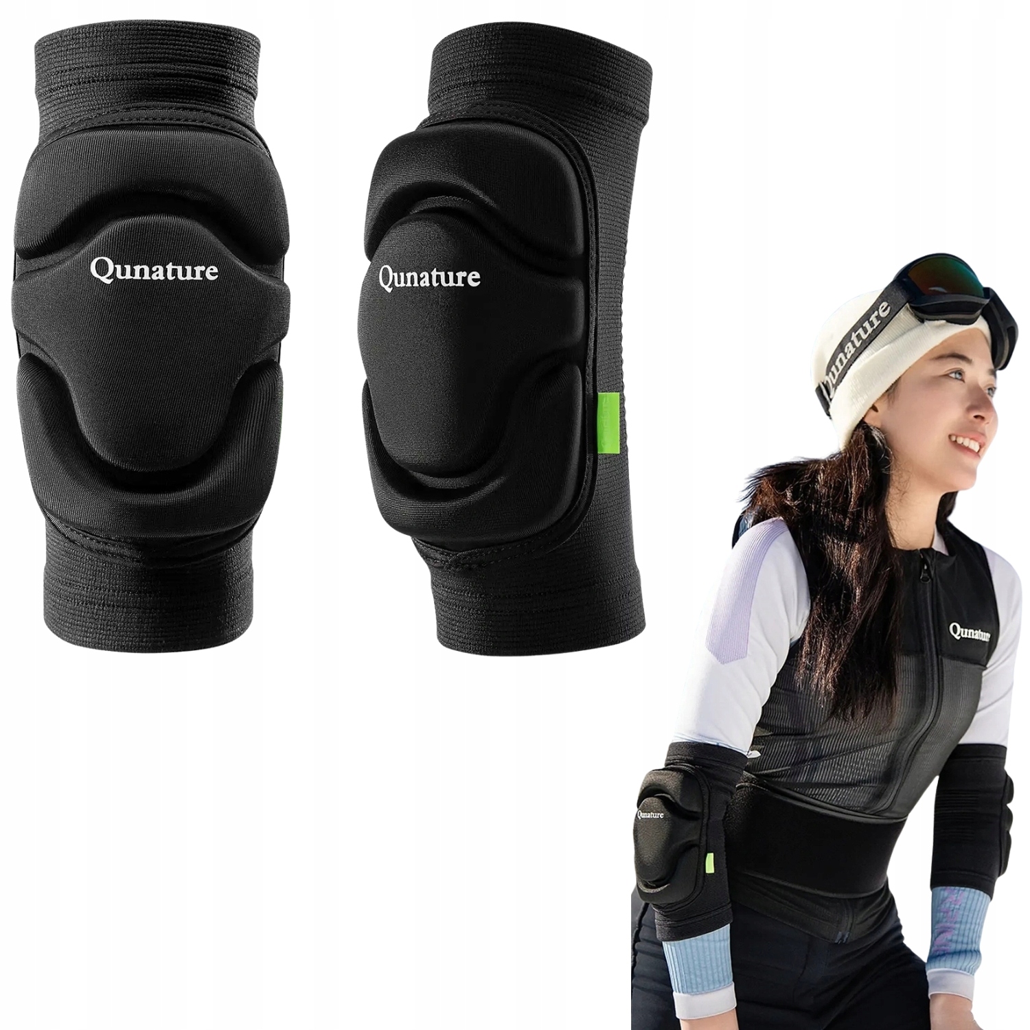 Ochraniacze Na Łokcie Narciarskie Snowboard Mocne Ochronne Roz L Qunature