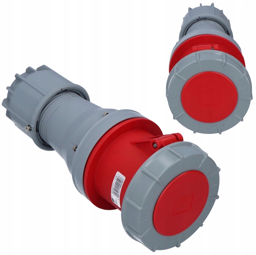 Prenosná silová zásuvka 125A 5P 3P+Z+N 400V Vodotesná s klapkou IP67 Pce