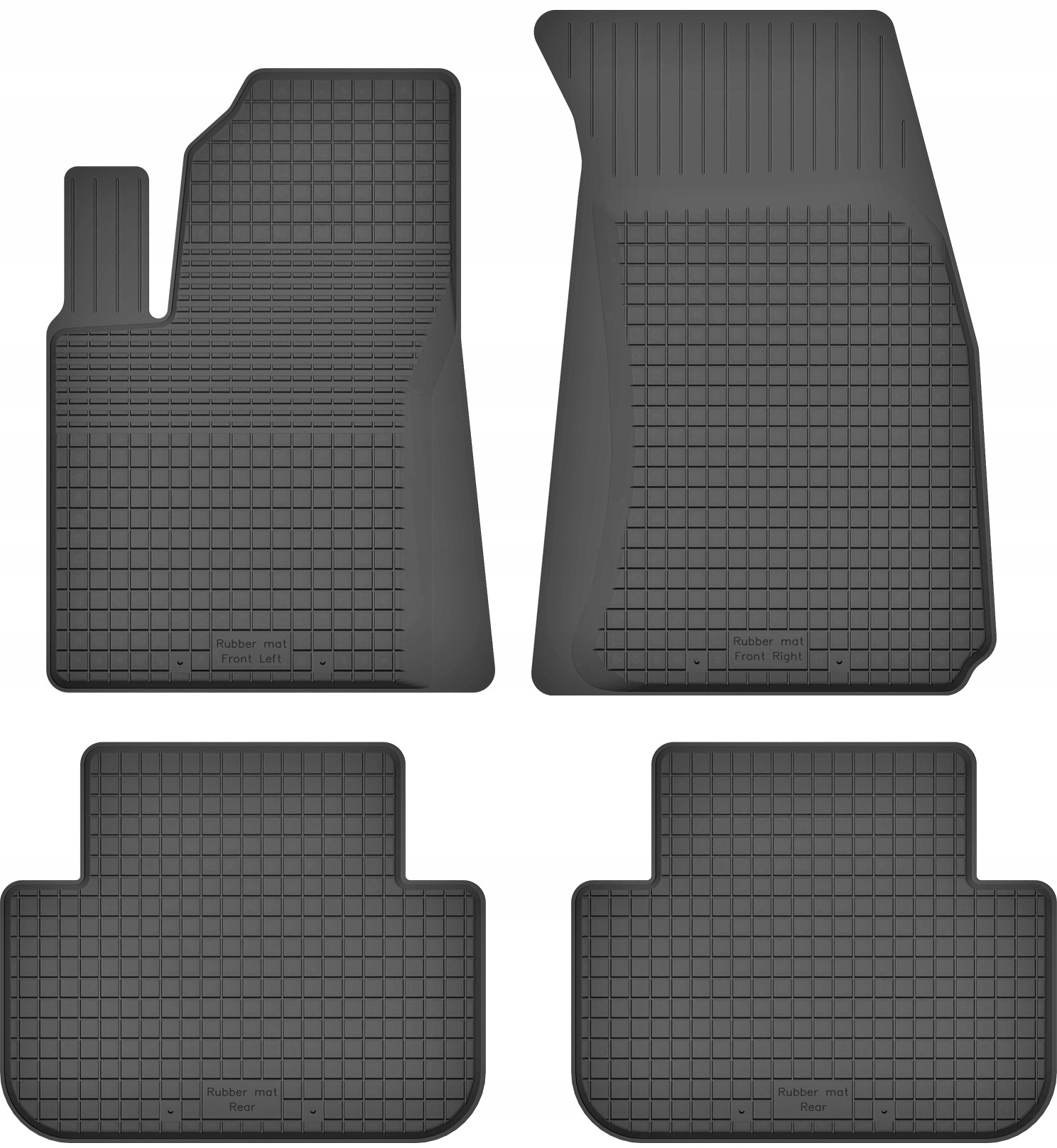 Dywaniki gumowe wycieraczki z rantem do Subaru Tribeca B9 2005-2014