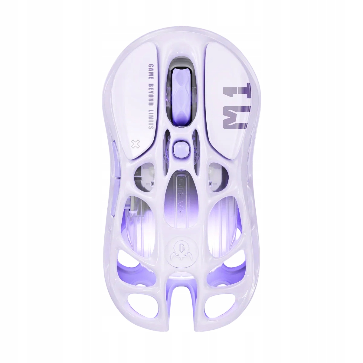 Bezprzewodowa Myszka Gamingowa GravaStar Mercury M1 Pro Lavender Purple