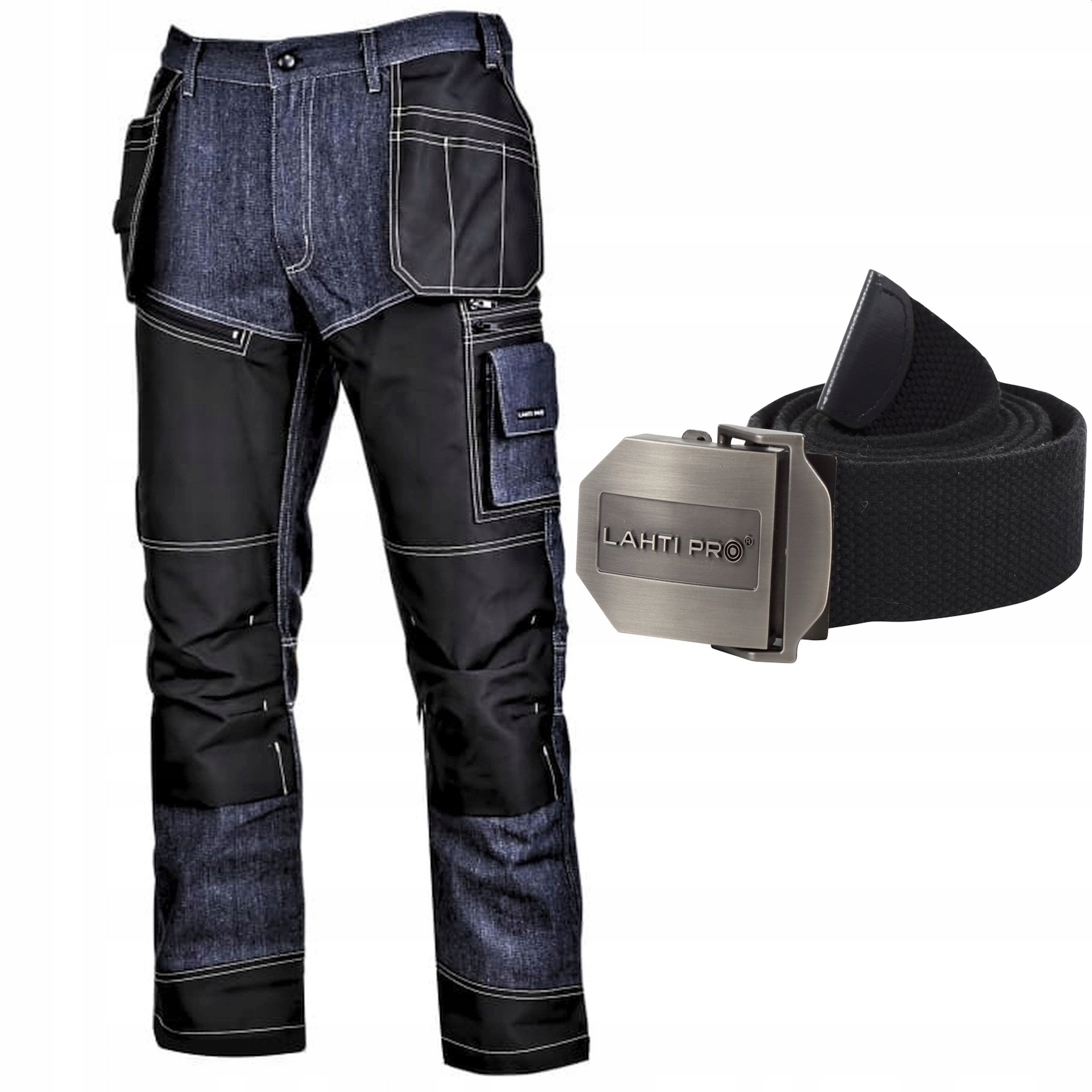 Lahti Pro Jeansowe spodnie robocze rozmiar M
