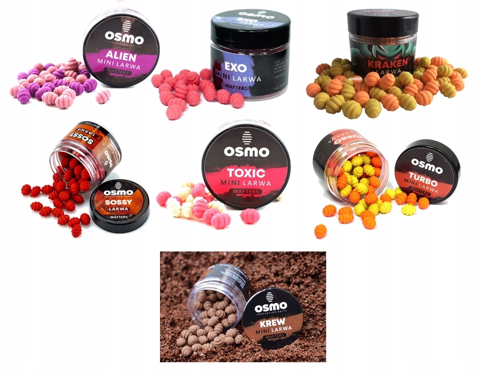Osmo Mini sada Larva Wafters 7 mm Mix1
