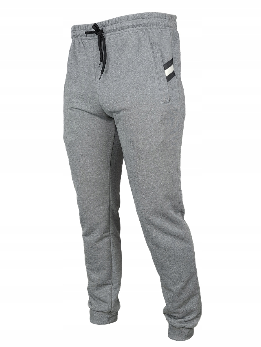 SPODNIE DRESOWE MĘSKIE DRESY bawełniane KIESZENIE ZAMEK modne PREMIUM, 3XL Materiał dominujący bawełna