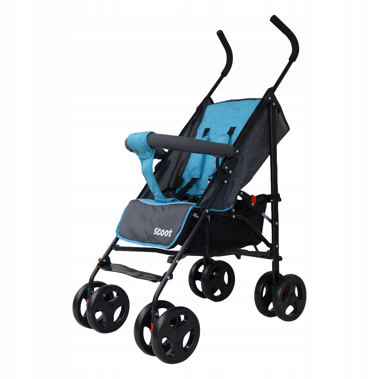 SCOOT wózek spacerowy *baby-coo* Kolor Odcienie szarości i srebra