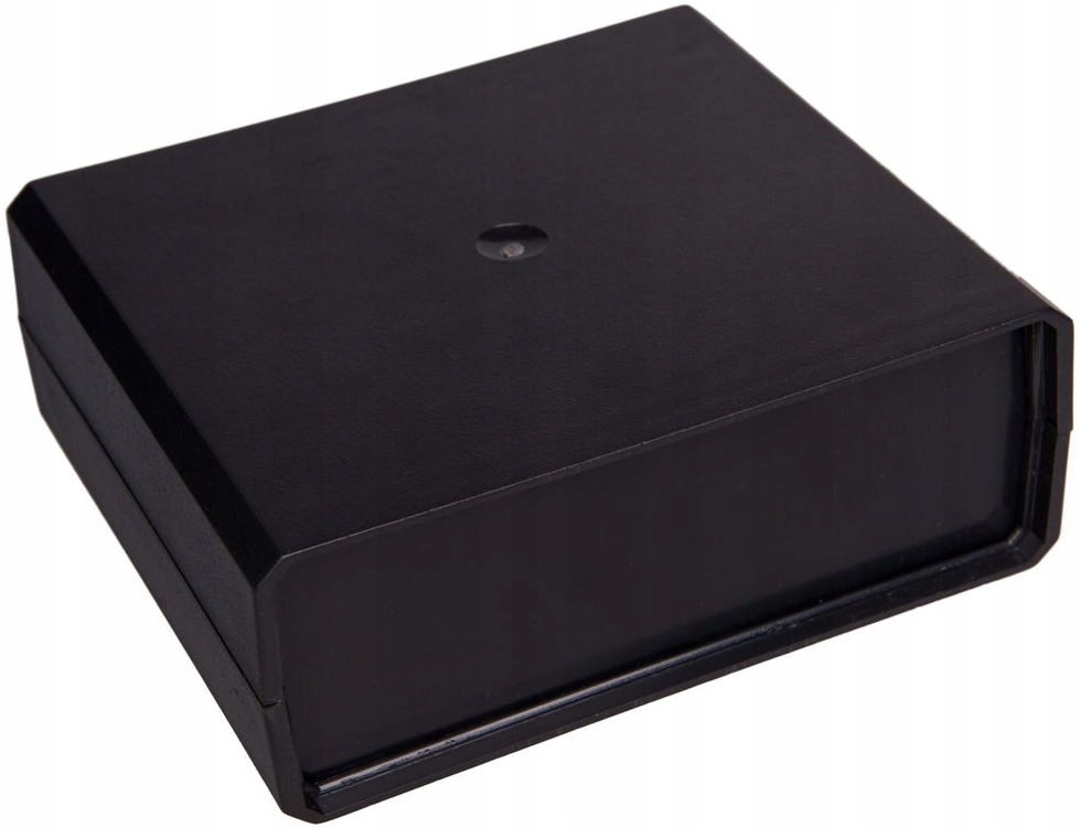 

Obudowa czarna 159x140, h=60 mm Abs, z panelem