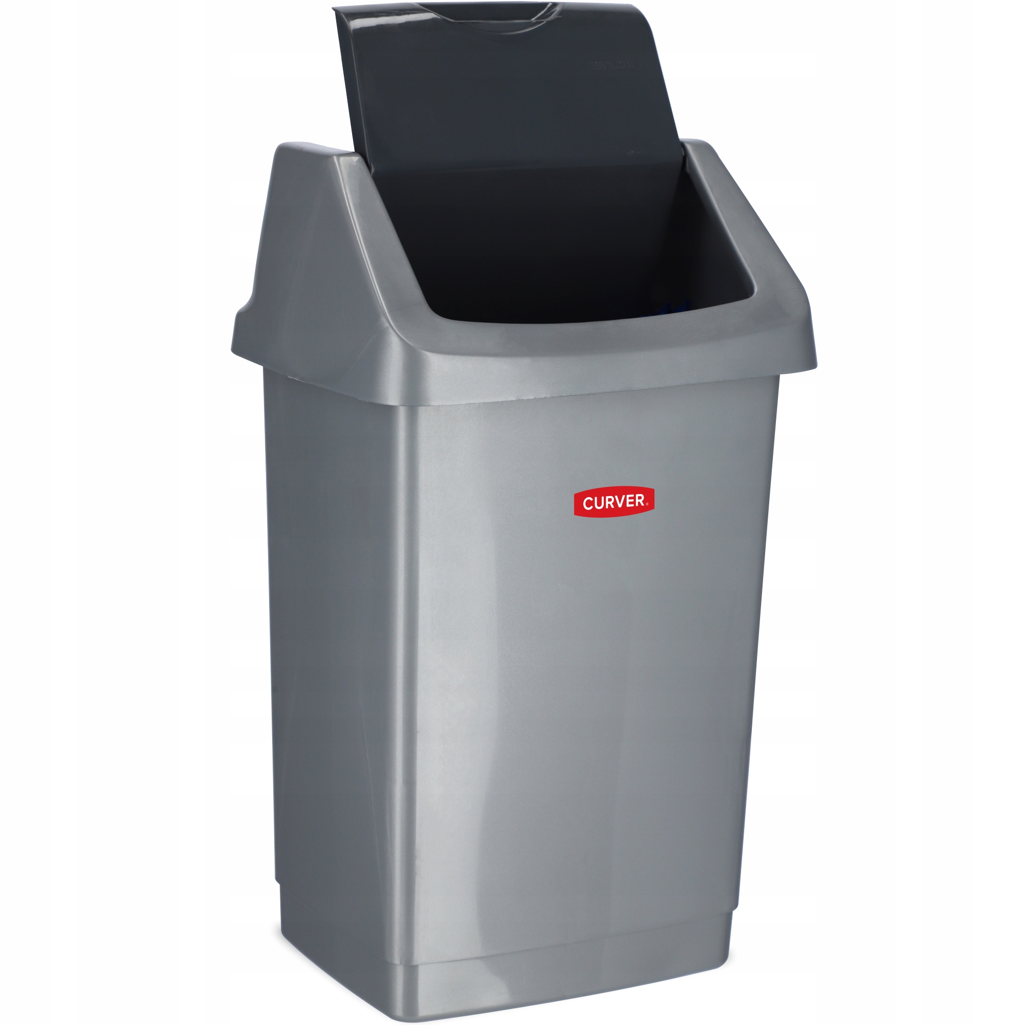 

Curver Kosz na śmieci Click-it szary 15 L