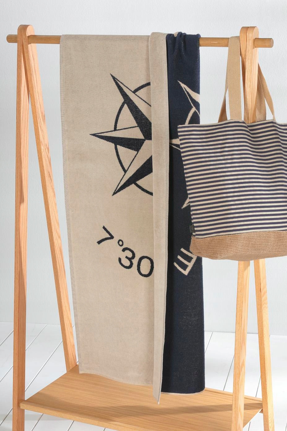 Plážový ručník Beach 80x180 pískový froté 430 g/m2 100% bavlna Cawoe