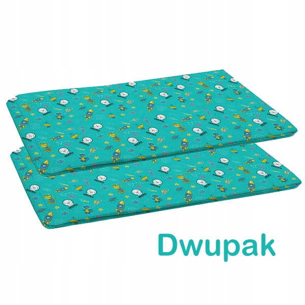 Levně Misoko Víceúčelová podložka 80x140 cm Rakety Set 2 Ks