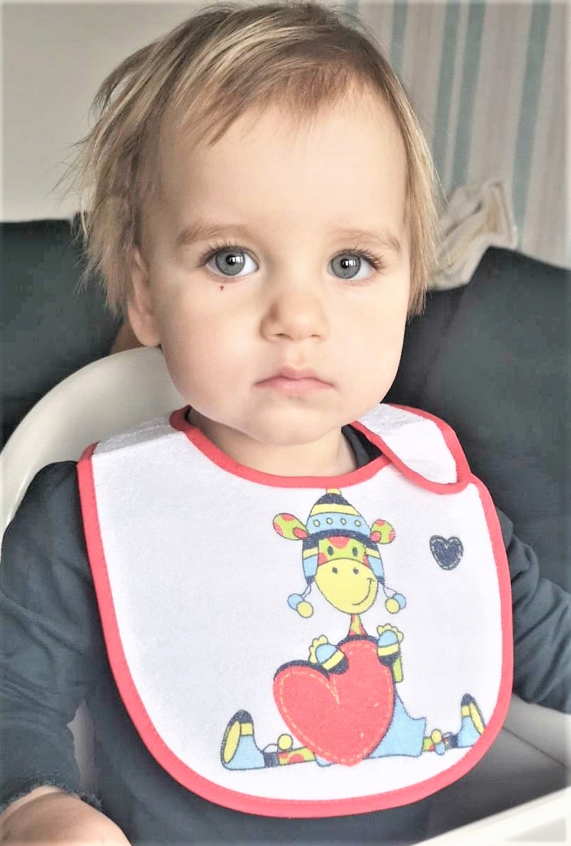 ŚLINIAK NA RZEP BAWEŁNIANY FROTTE Z CERATKĄ PEVA Marka Libra-Babies