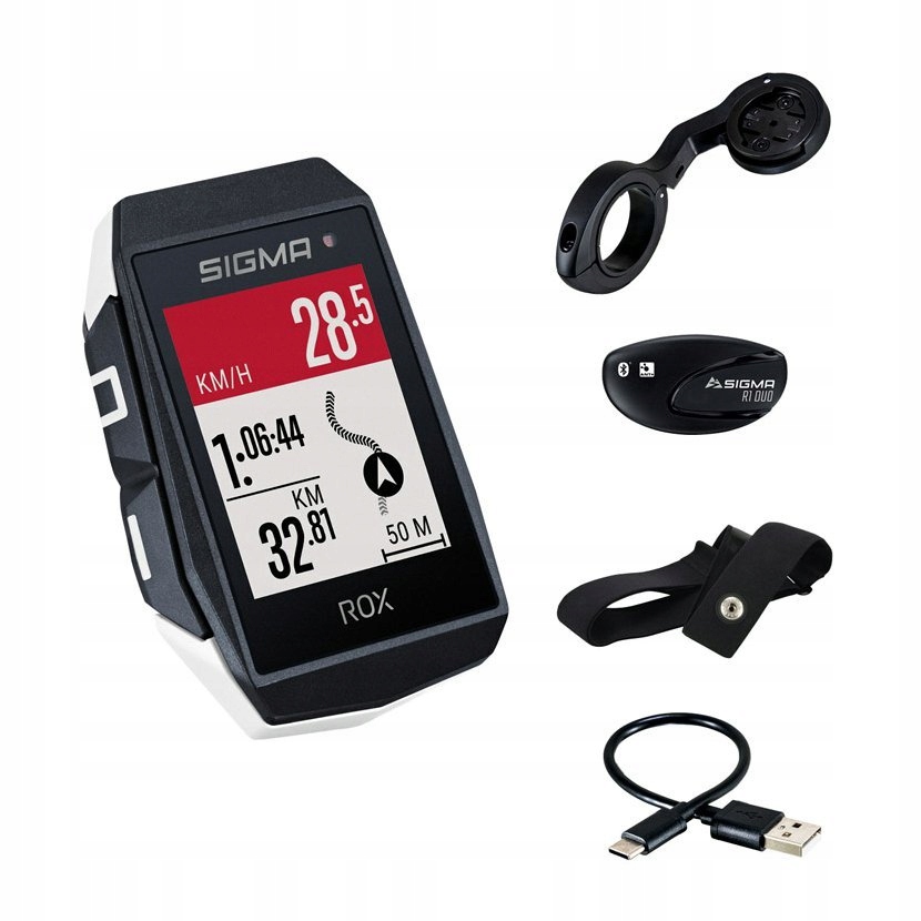 Počítač Sigma Rox 11.1 Evo Hr Set bílý