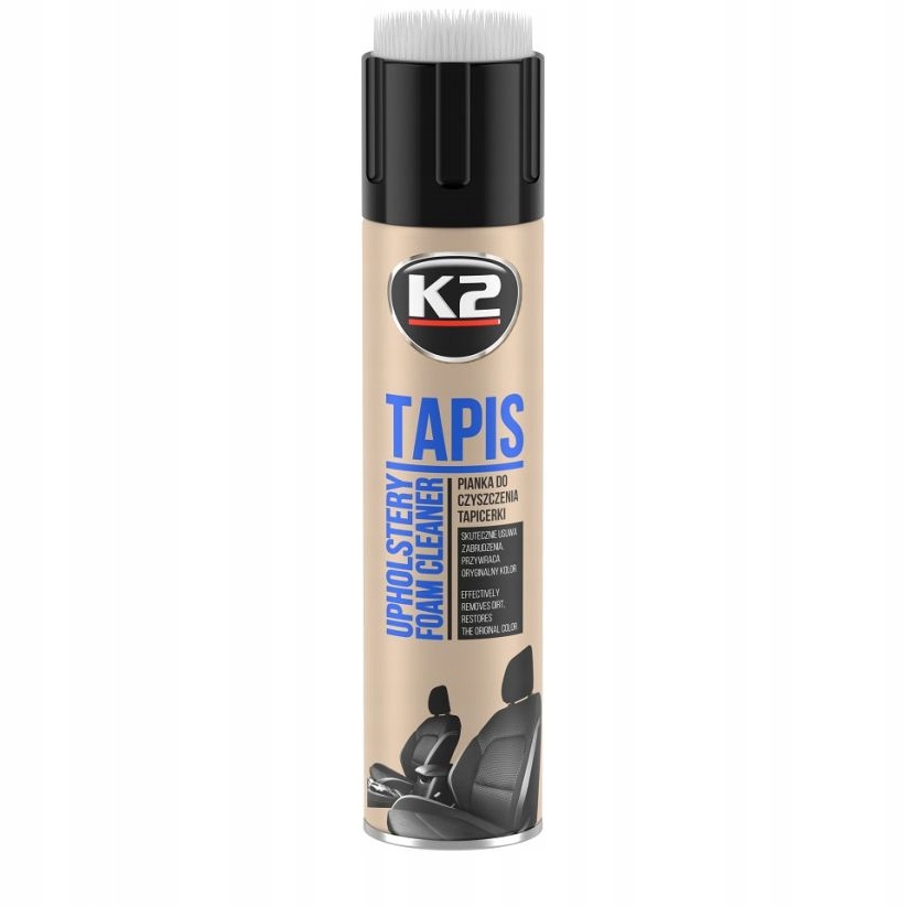 K2 Tapis 600 ML Szczotka Pianka do czyszczenia tapicerki