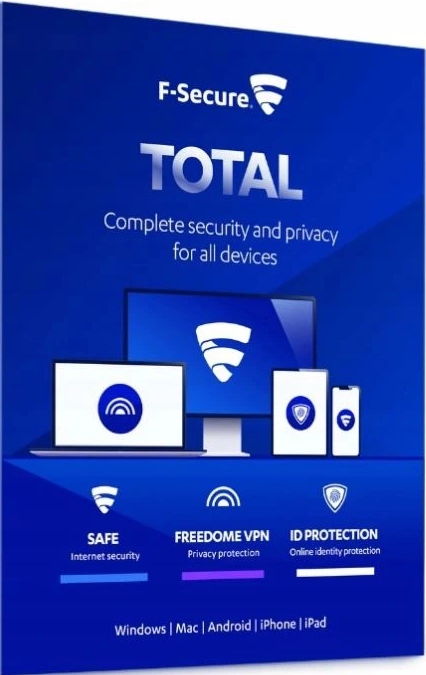

F-Secure Total + Vpn 3PC 1rok Win Mac iOS Android