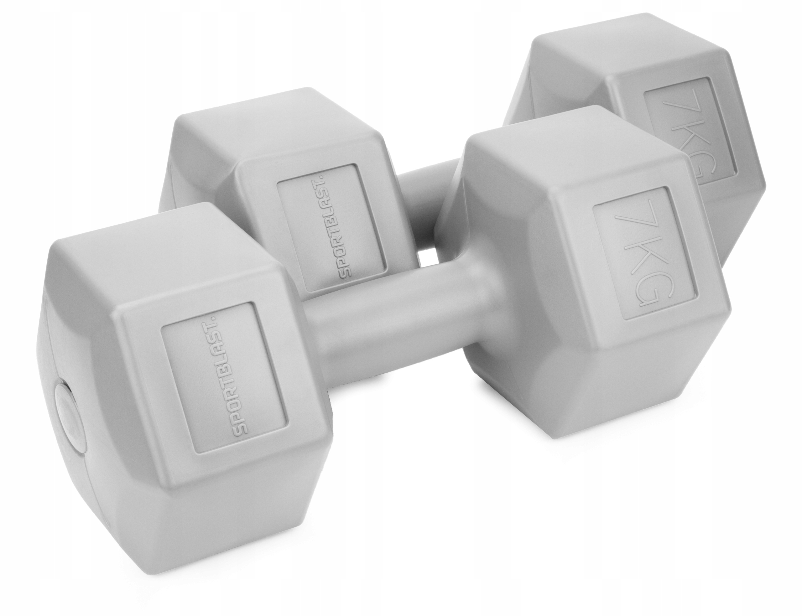 HANTLE 2x7kg hantelki CIĘŻARKI ZESTAW HANTLI BITUMICZNE do ćwiczeń 14kg Kod producenta Hantle bitumiczne stałe hex 2x7kg