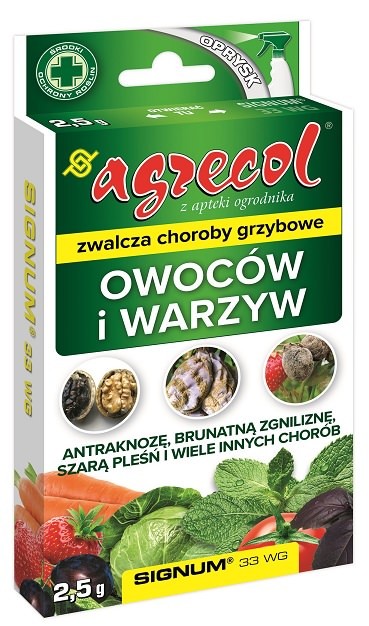 

Signum 33 Wg 2.5 g Agrecol choroby grzybowe