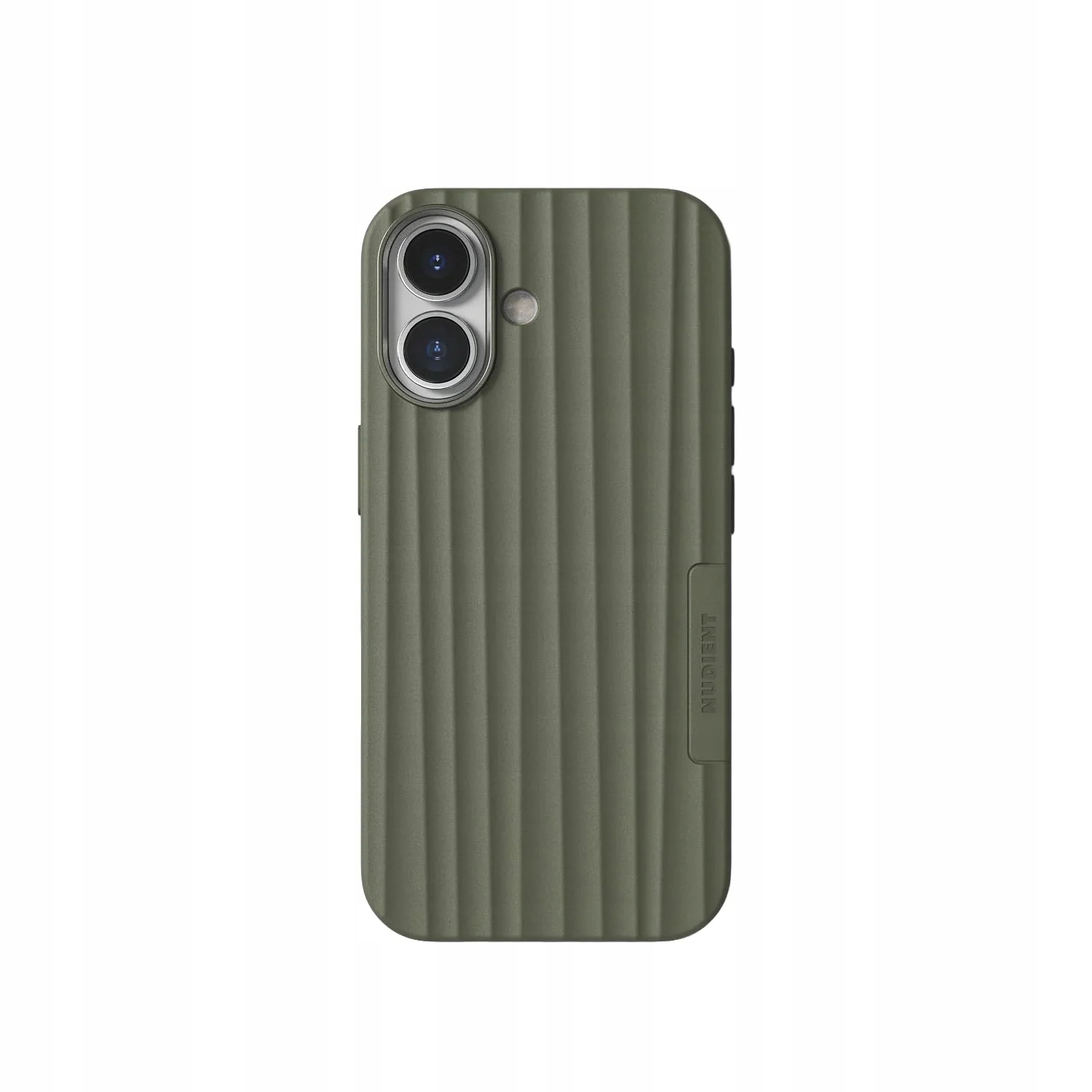 Kryt Nudient Pouzdro iPhone 17 s MagSafe Bold Case Olivově zelený