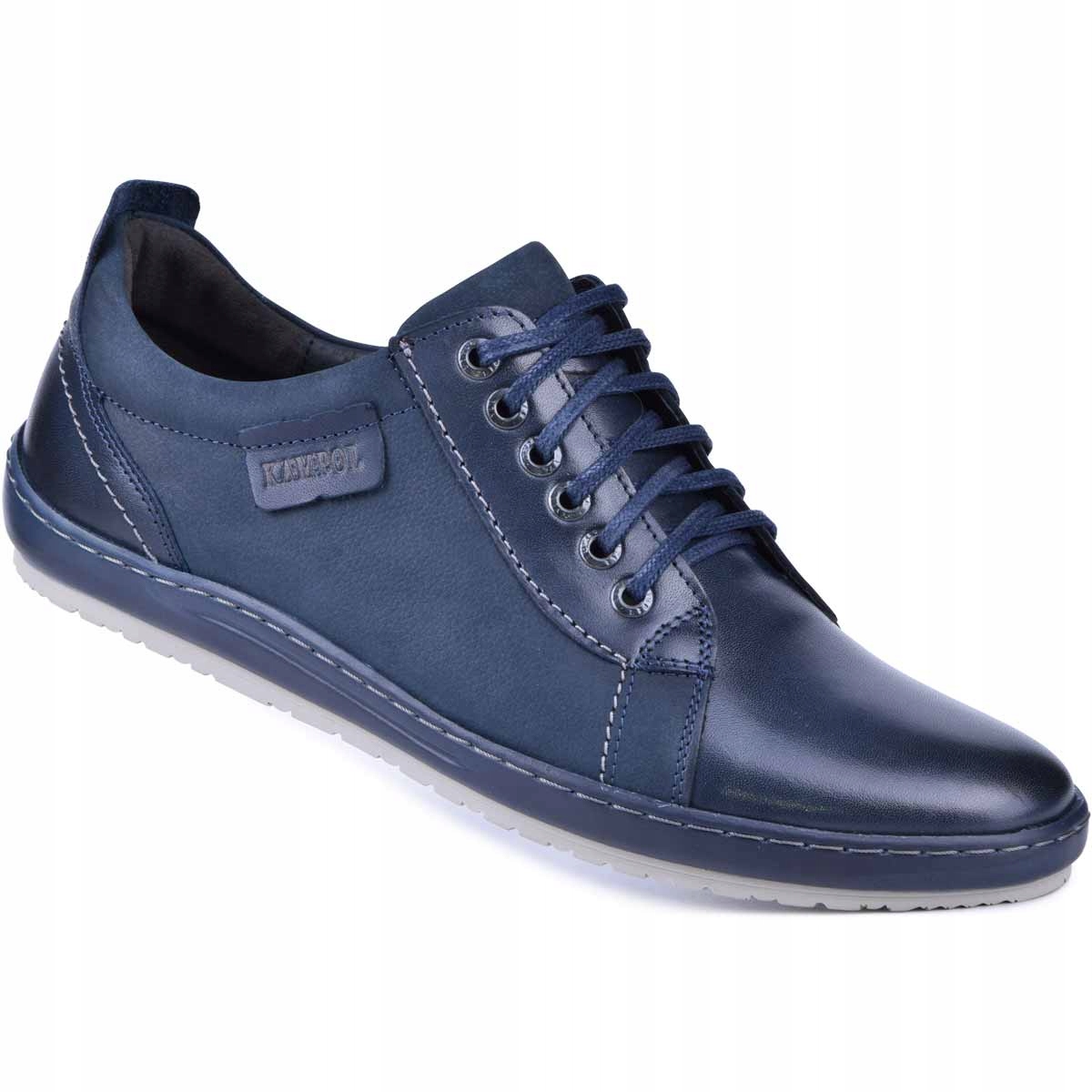 

Trampki męskie buty skórzane casual skóra 42